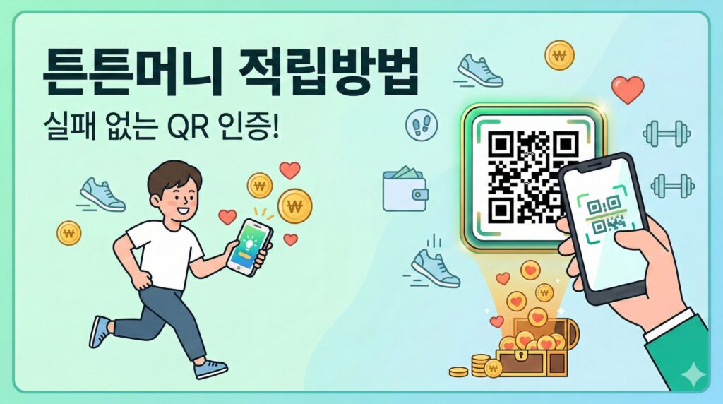 튼튼머니 적립방법 (실패 없는 QR 인증)