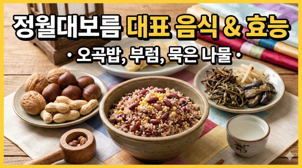정월대보름 대표 음식과 효능