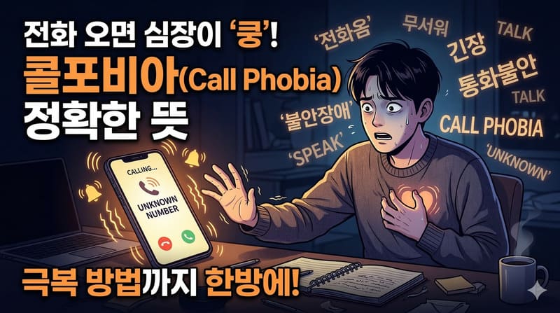 콜포비아 뜻과 완벽 극복 가이드