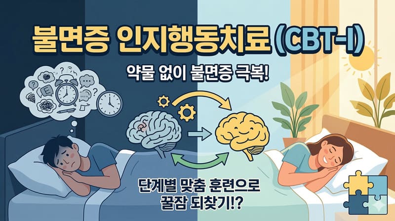 인지행동치료(CBT-I) 혼자 실천하는 완벽 가이드