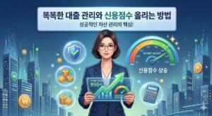 똑똑한 대출 관리와 신용점수 올리는 방법