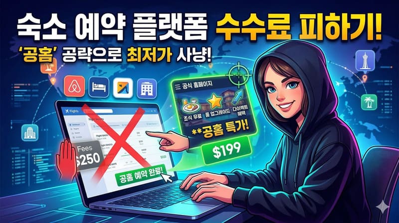 숙소 예약 플랫폼 수수료 피하고 '공홈' 공략하기
