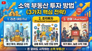소액 부동산 투자 방법