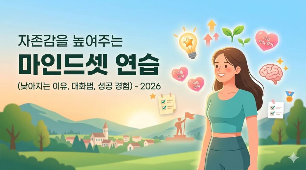 자존감을 높여주는 마인드셋 연습