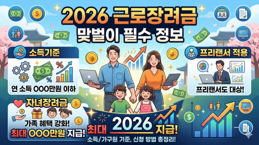 2026 근로장려금 맞벌이