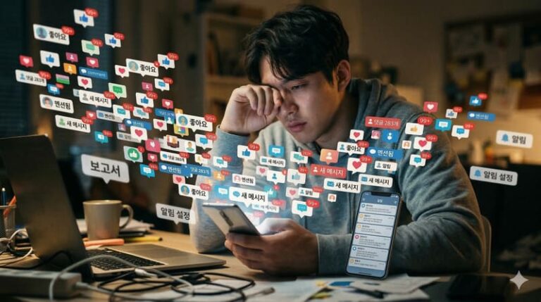 스마트폰 도파민 중독 자가 진단 및 현실적인 디지털 디톡스 실천법