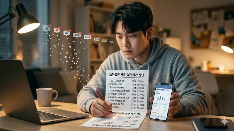 나는 안전할까? 스마트폰 도파민 중독 자가 진단