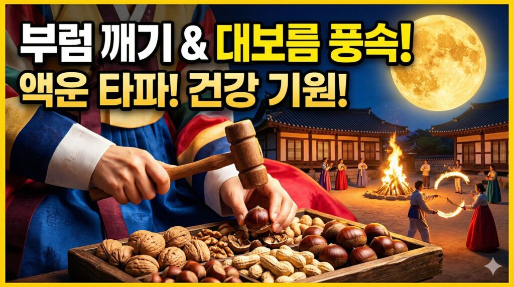 부럼 깨기와 대보름 전통 풍속