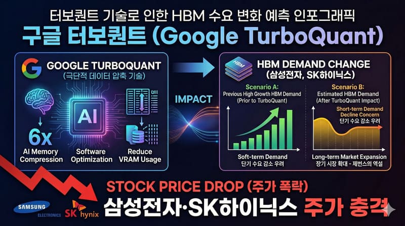 터보퀀트 구글의 습격! 삼성전자 SK하이닉스 주가 폭락한 진짜 이유와 반전 시나리오 - Gemini Generated Image tpt7s7tpt7s7tpt7 2