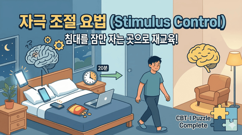 2단계 핵심 실천: 자극 조절 요법 (Stimulus Control)