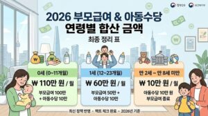 부모급여 아동수당 합산 금액과 신청 방법