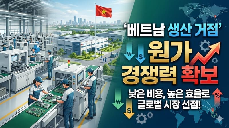 베트남 생산 거점을 통한 원가 경쟁력 확보