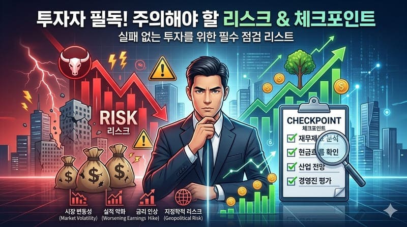 투자자가 주의해야 할 리스크와 체크포인트