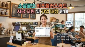 비즈플러스카드 발급 조건 및 혜택