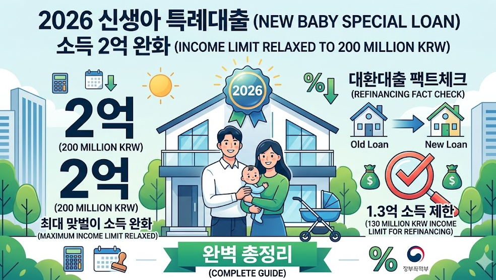 신생아 특례대출 조건 총정리