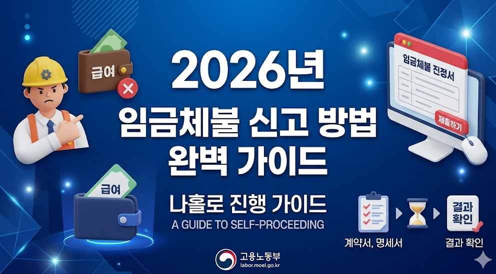 2026년 임금체불 신고 방법 완벽 가이드
