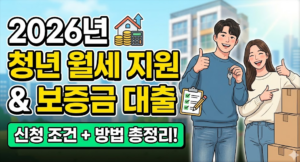 2026년 청년 월세 지원 및 주거 보증금 대출 신청 조건 방법 총정리