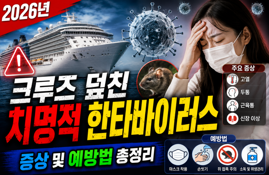 크루즈 덮친 치명적 한타바이러스
