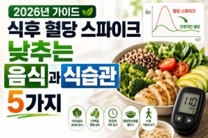 식후 혈당 스파이크 낮추는 음식과 식습관 5가지